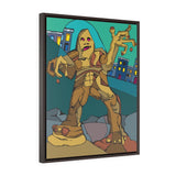 Golem - Framed Canvas Print