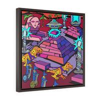 Explained  - Framed Canvas Print