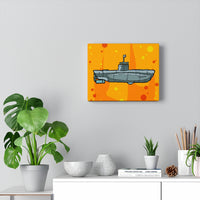 Sub Orange - Canvas Print