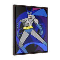 A friend of the night - Framed Canvas Print