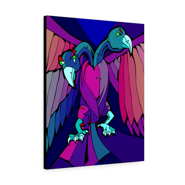 Two Headed Bird - Gandaberunda - Canvas Print