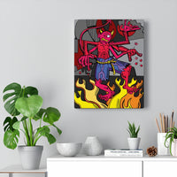 Naughty Imp - Canvas Print