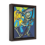 Skeleton Lantern - Ankor - Framed Canvas Print