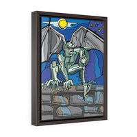 Gargoyle - Framed Canvas Print