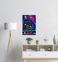 Basement Stairs of Terror - Metal Print