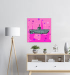 Sub Pink - Metal Print