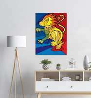 Alphyn Lion - Metal Print